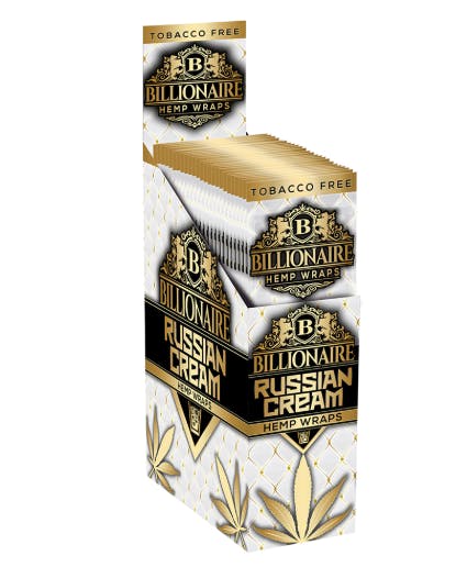 Product Billionaire - Russian Cream - Hemp Wrap - 2pk