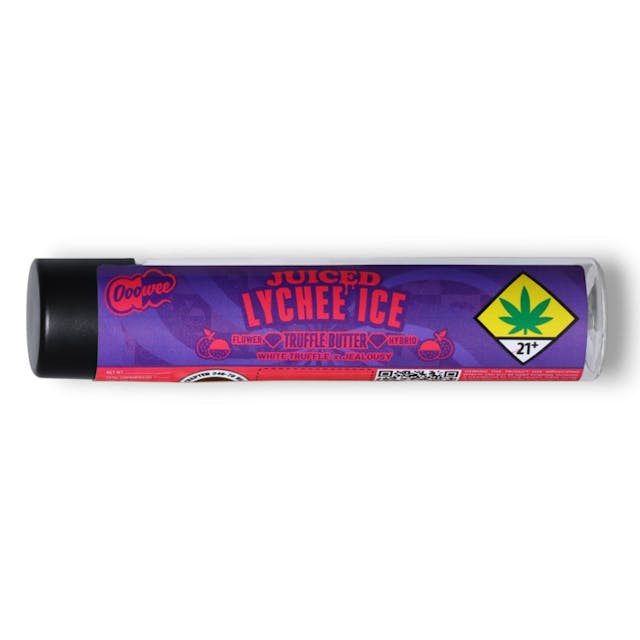 Ooowee - JUICED 1G Infused PreRoll - Lychee Ice - Truffle Butter - 1g