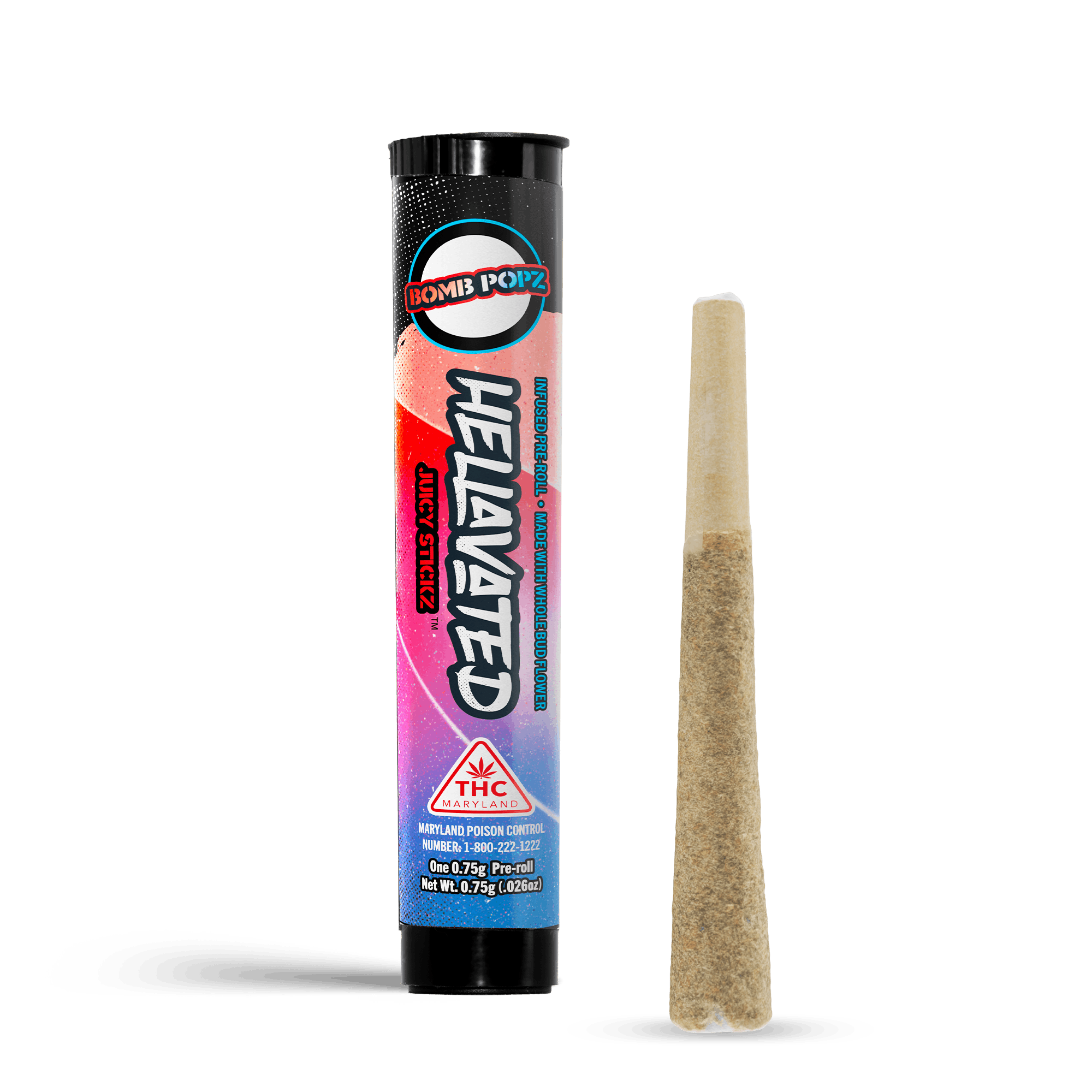 【CRDH×CNP 70%】復活のJUICY JOLLY 1ml Bomb Popz Juicy Stickz | 0.75g | Liberty (Rockville)