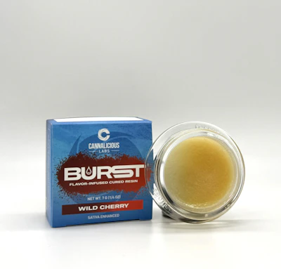 Cannalicious - 7g Cured Resin Baller Jar - Wild Cherry Burst