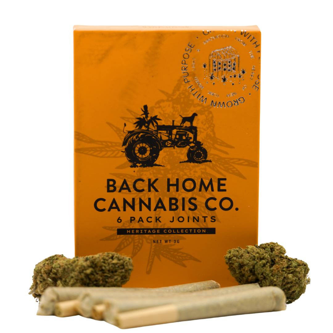 Acapulco Gold | 6 Pack Pre-Rolls | 3G by Back Home Cannabis Co