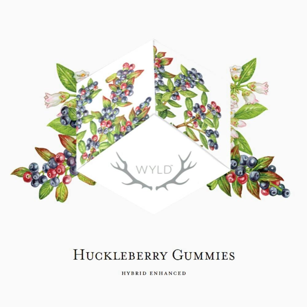 Product Wyld | Huckleberry | Hybrid Enhanced Gummies | 10ct | 100mg