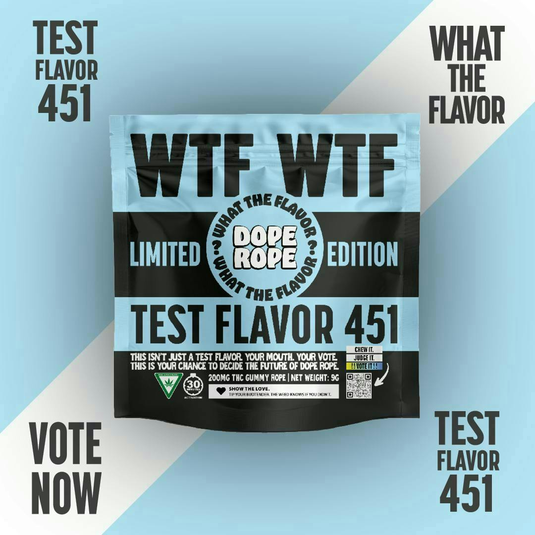 Dope Rope DOPE ROPE | TEST FLAVOR 451 | GUMMIES | 200MG — EDIBLES