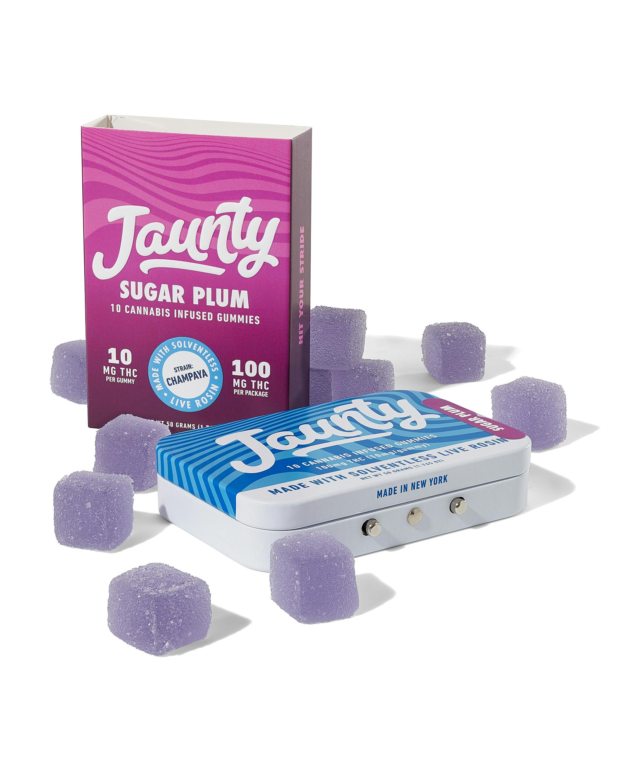 Sugar Plum Gummies | Live Rosin | 100mg | 10pk