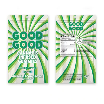 Good Good - 200mg Gummies - Green Apple
