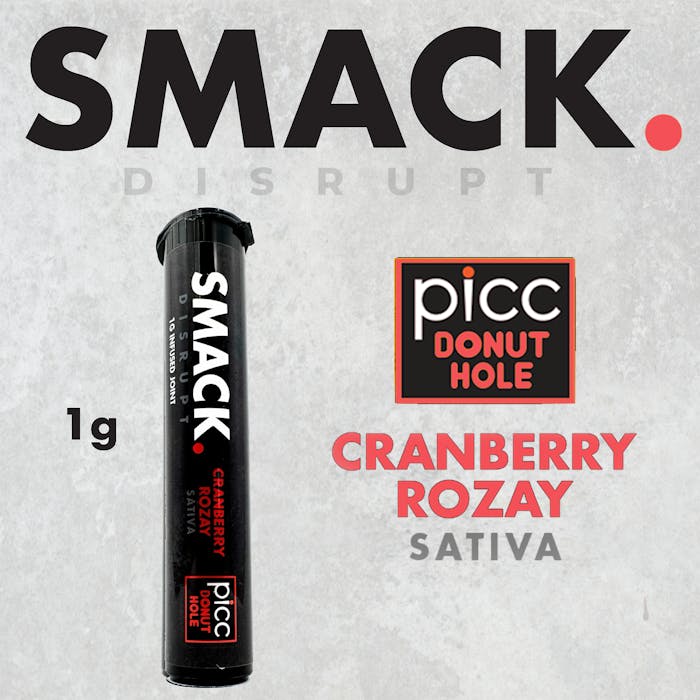 SMACK. - Cranberry Rozay Infused Preroll by SMACK.