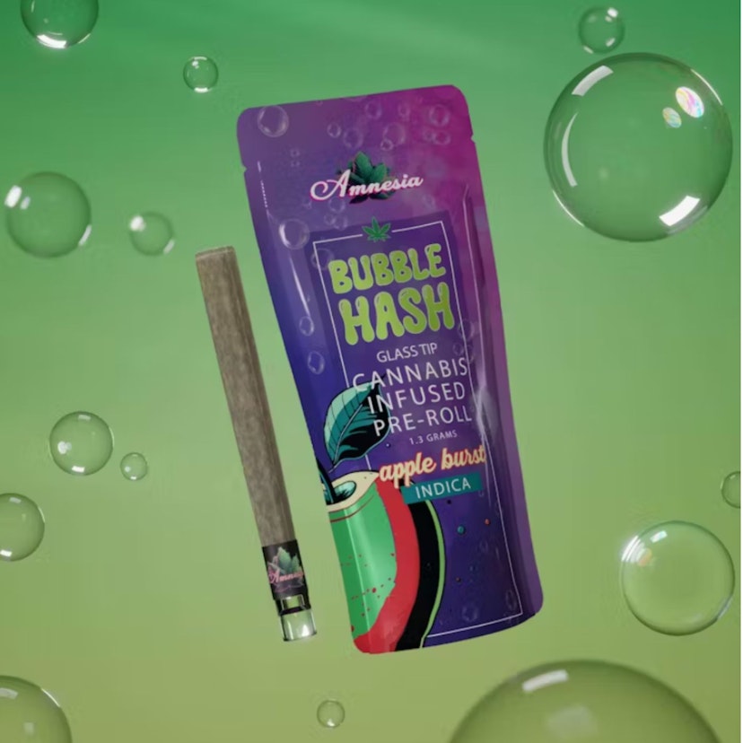 Amnesia - Apple Burst 1.3g Bubble Hash PR