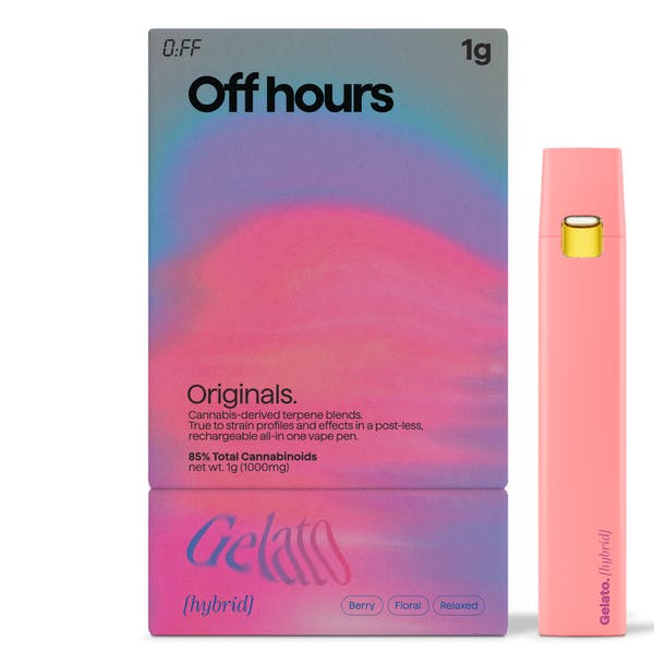 Off Hours All-in-one Vape Pen - Off hours (hybrid Gelato)