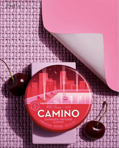 Camino Wild Cherry Gummies 5mg 20pk-active