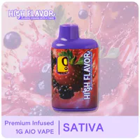 Product High Flavor - Berry Haze Disposable Vape (1g)
