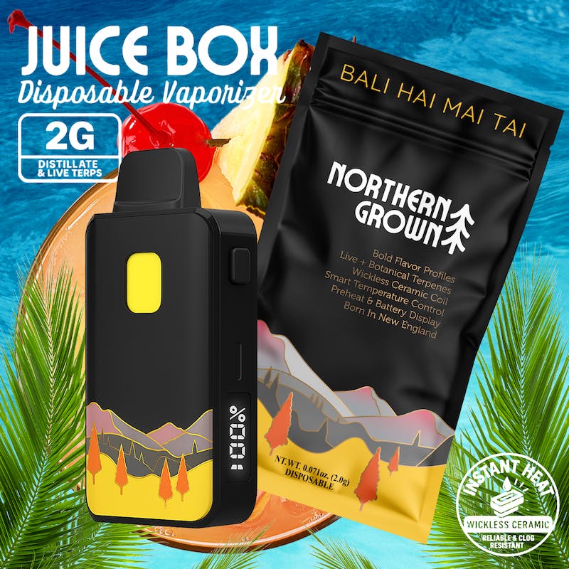 Product Northern Grown - Bali Hai Mai Tai Juice Box Disposable Vape (2g)