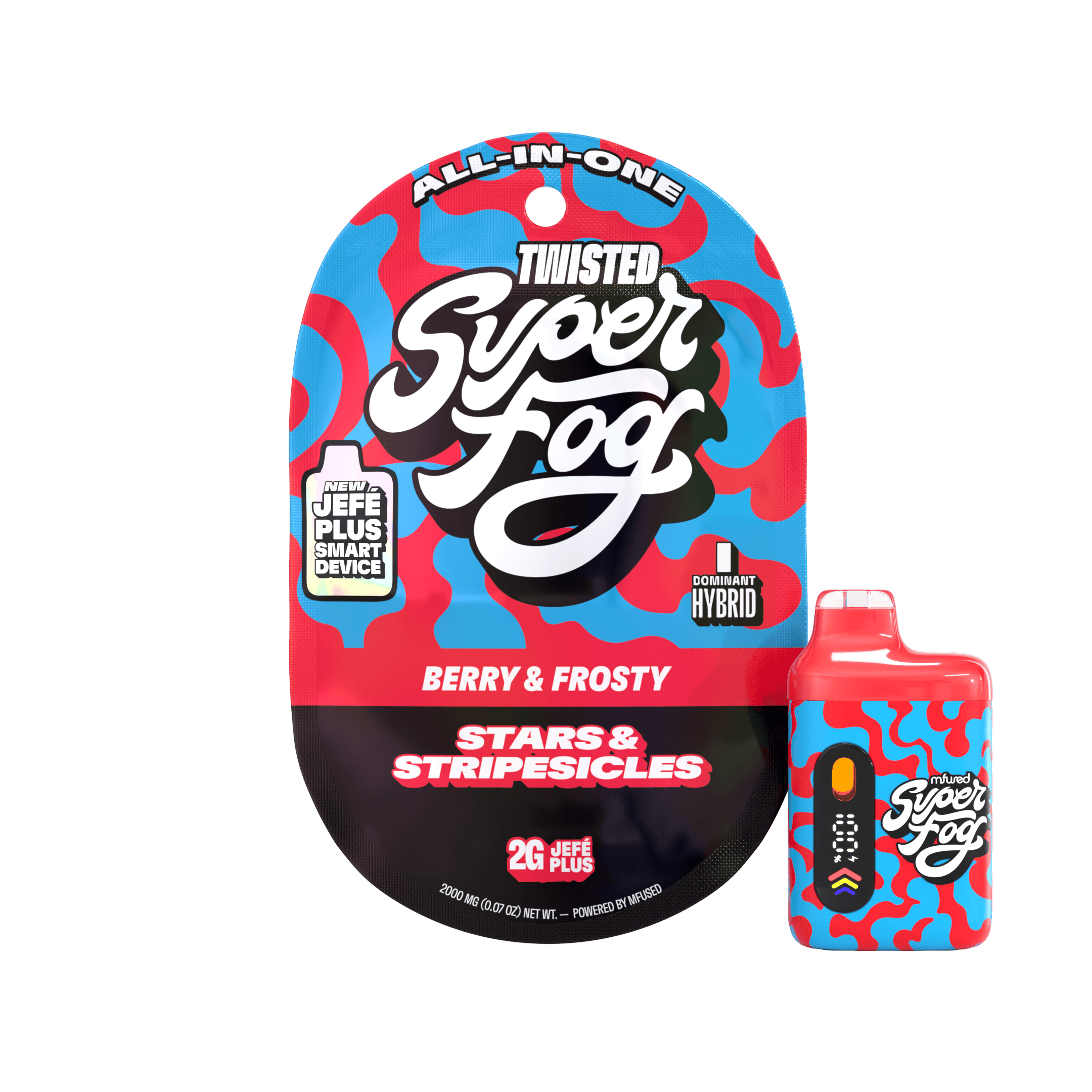 Super Fog Twisted | Stars & Stripesicles | 2g - The Flowery NY