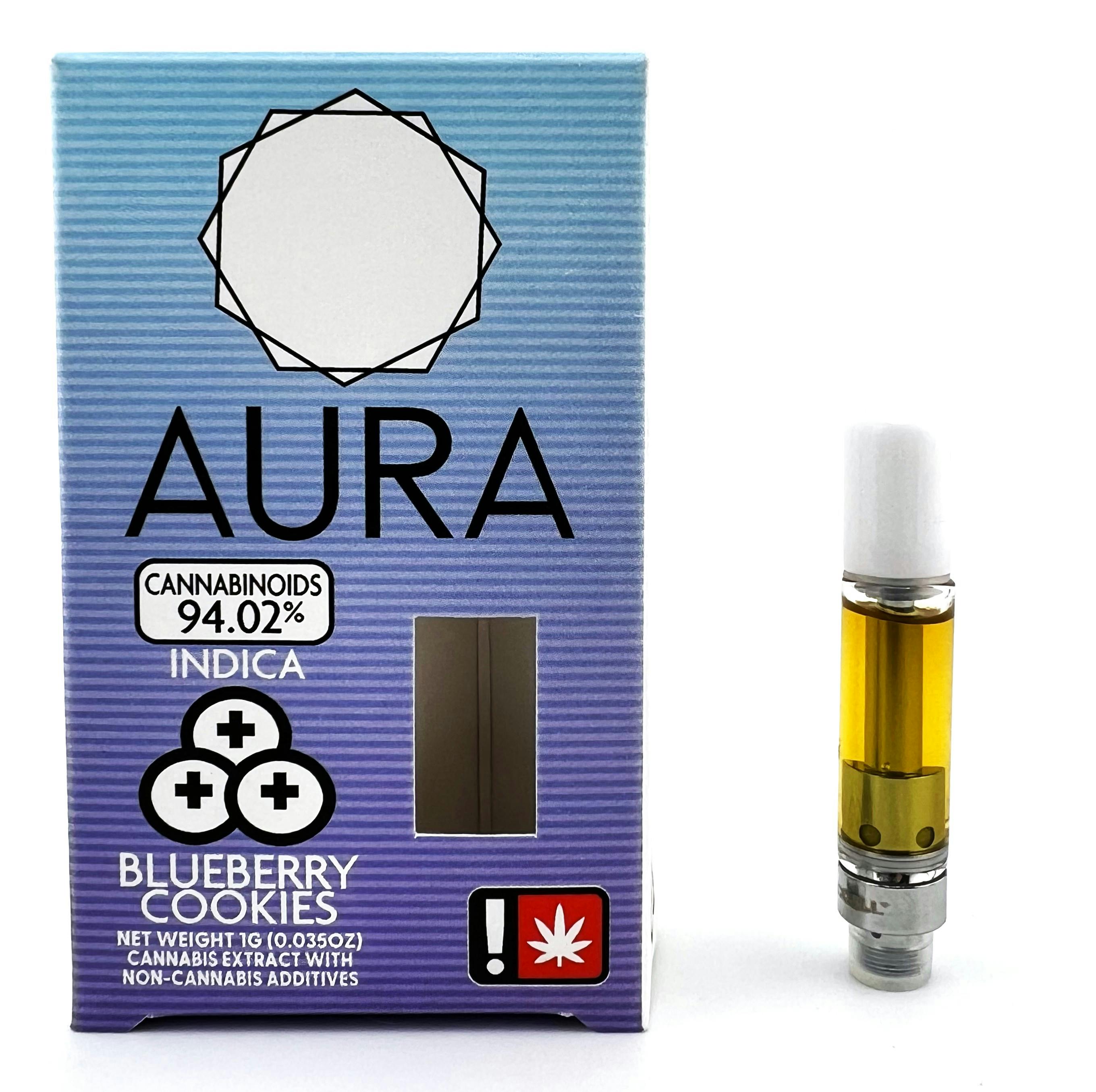 Aura 1g Cart | Blueberry Cookies