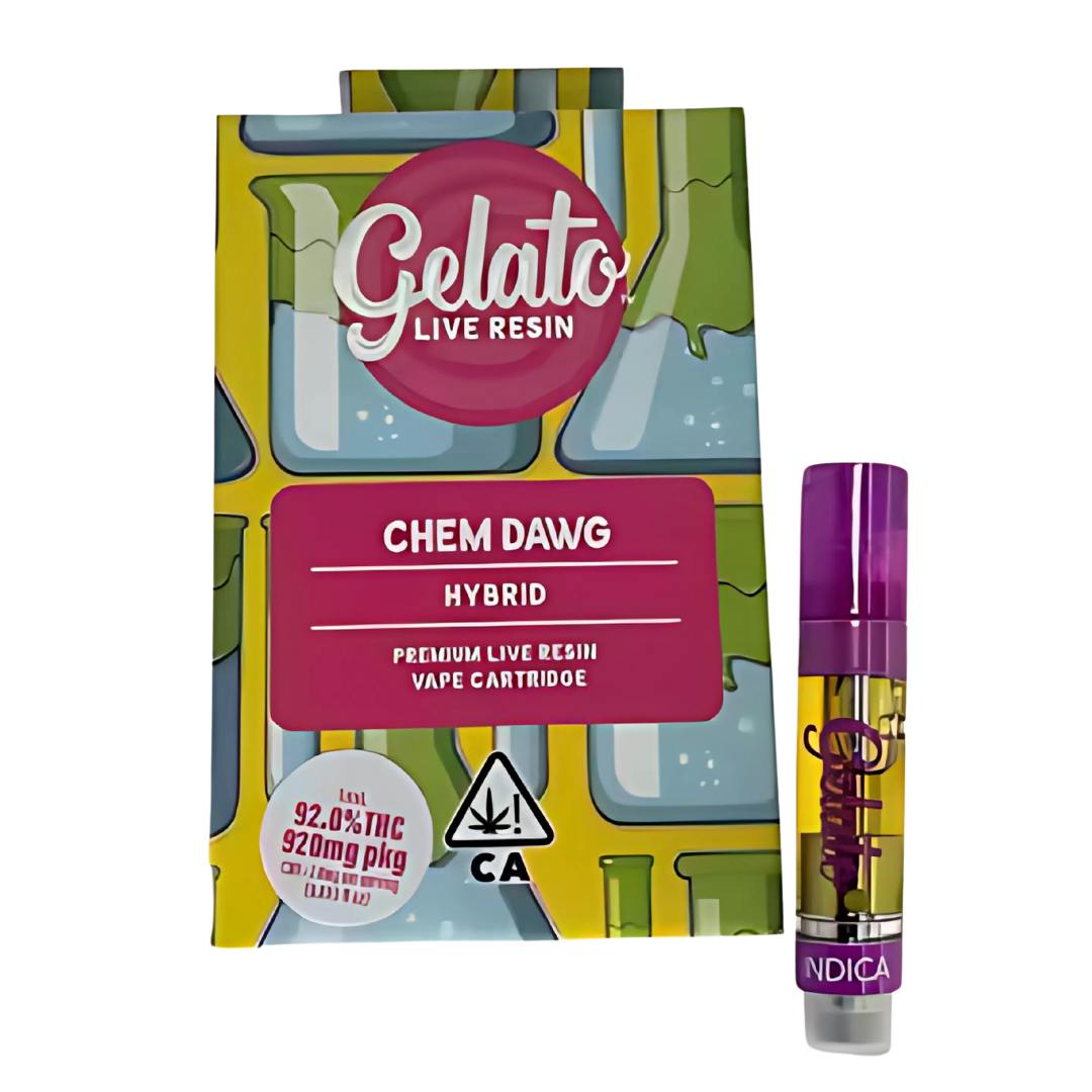 Gelato - Chem Dawg - Cart 1G LR Hybrid | Nectar - Merced