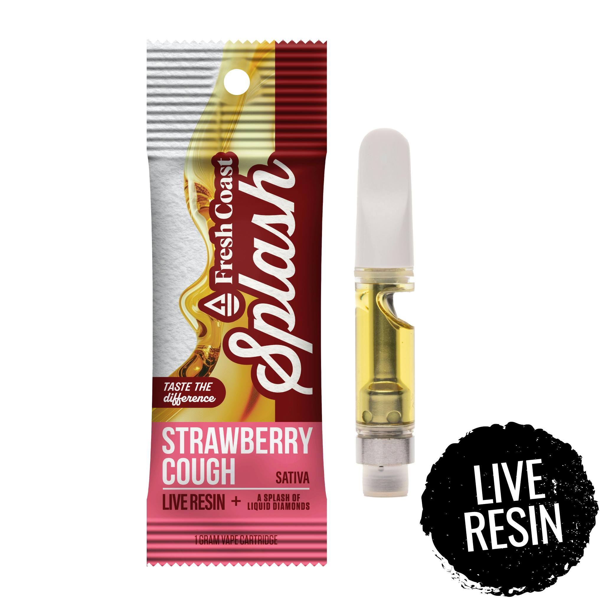 SPLASH | Live Resin Vape Cart - 1g - Strawberry Cough