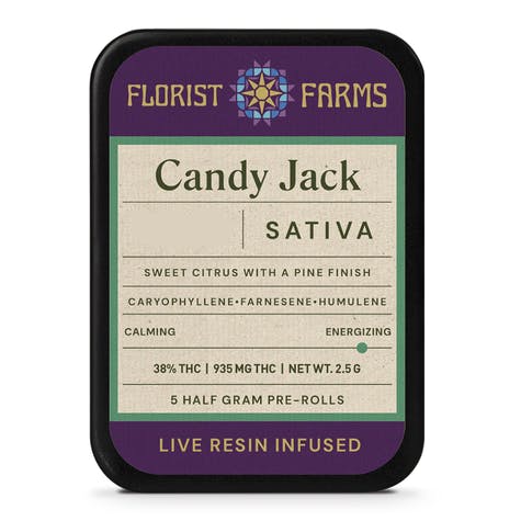 Photo of Florist Farms | Candy Jack Pre-Rolls | 2.5g Resin 5pk