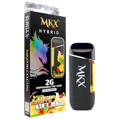 MKX Lemon Cherry Gelato Disposable Vape Rec - Exclusive Cannabis
