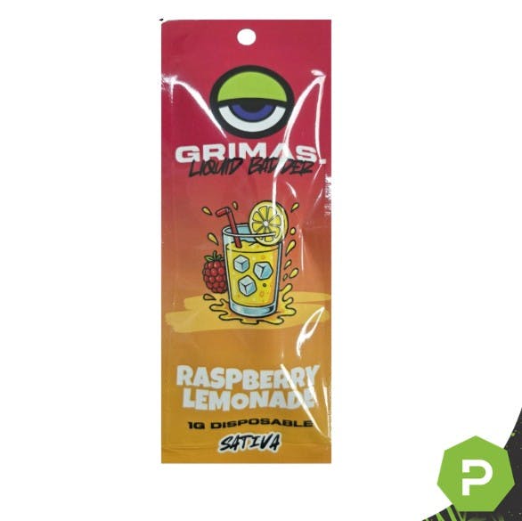 Grimas Grimas Liquid Badder Disposable | Raspberry Lemonade - Puff Cannabis  Cannabis Store in MI