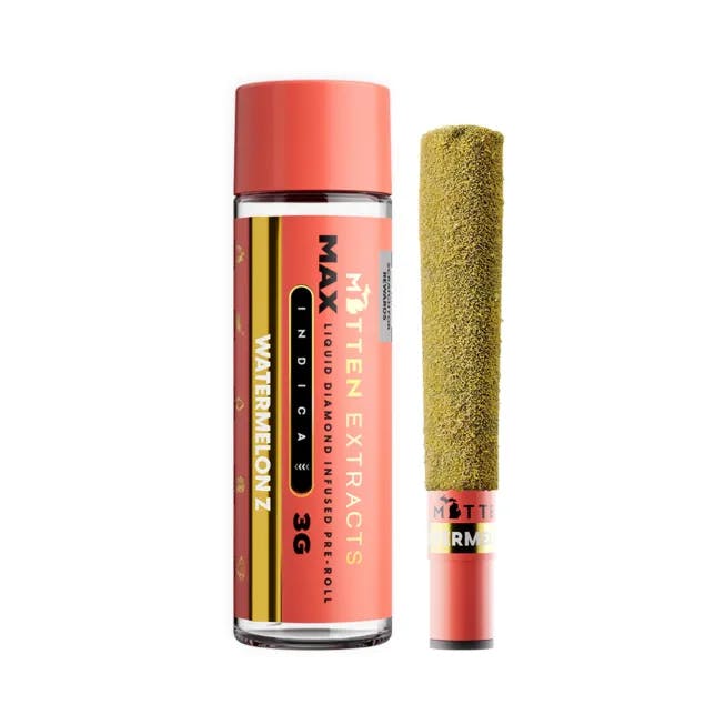 Mitten Extracts - 3g Infused Preroll - Watermelon Z (I)