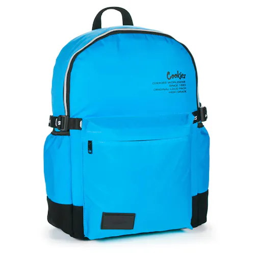 Cookies Off the Grid Smell Proof Nylon Backpack Cookies Blue Cookies Hayward