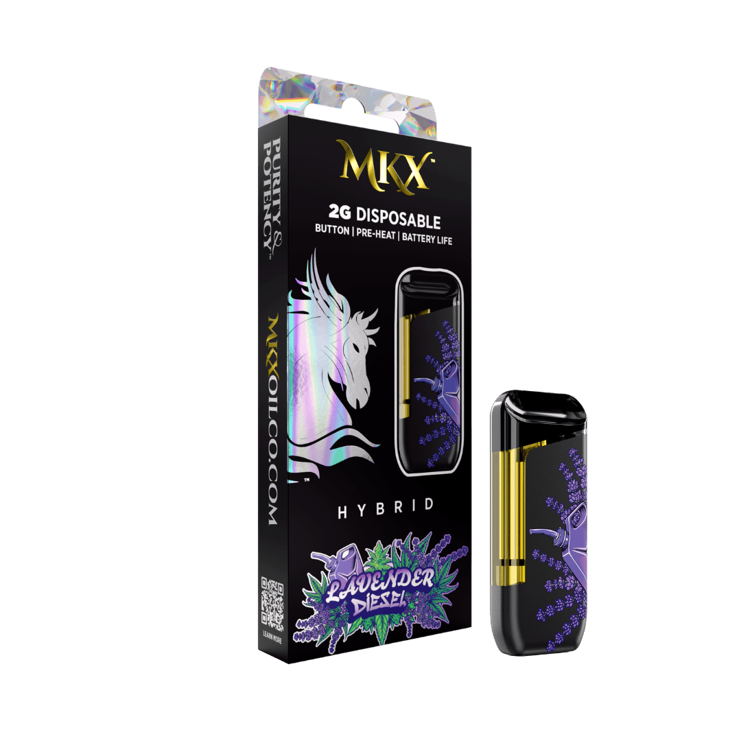 MKX Oil Co. 2g MKX Disposable - Lavender Diesel 2g Disposable - Hybrid — VAPORIZERS