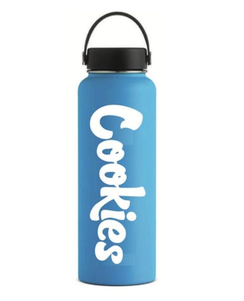 Cookies 32oz Matte Finish Hot/Cold Water Bottle Blue