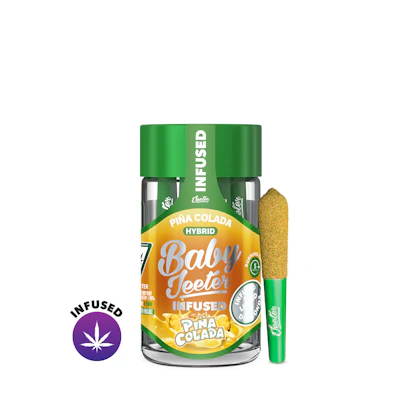 Pina Colada Baby Jeeter Infused Pre-Roll 5-pack | 2.5g - PRE_ROLLS by Jeeter at King of Budz