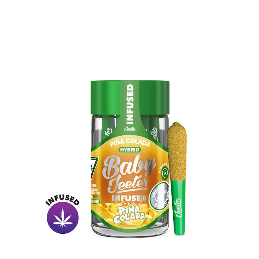 Pina Colada Baby Jeeter Infused Pre-Roll 5-pack | 2.5g