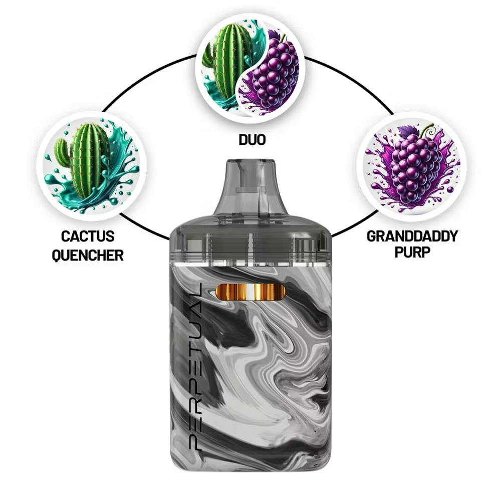 Product Perpetual | Cactus Quencher & Grand Daddy Purp | All in One Duo Disposable | 2g