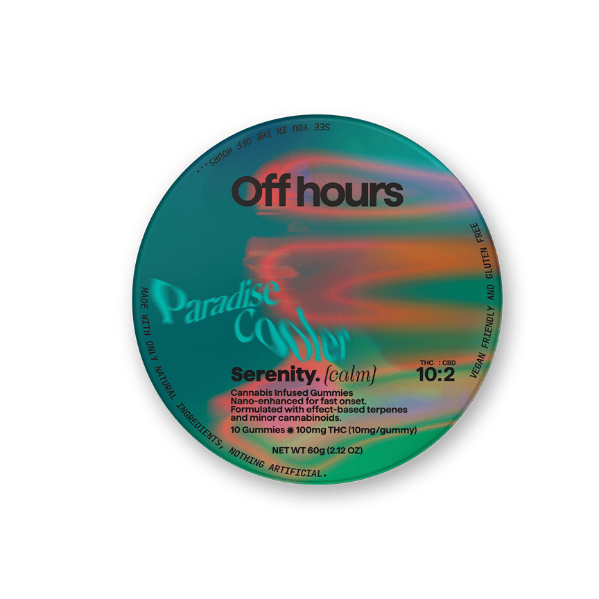 Off Hours - Serenity (Calm) Paradise Cooler (Nostalgic Fruit Juice) Gummies 10pk - 100mg by Off Hours