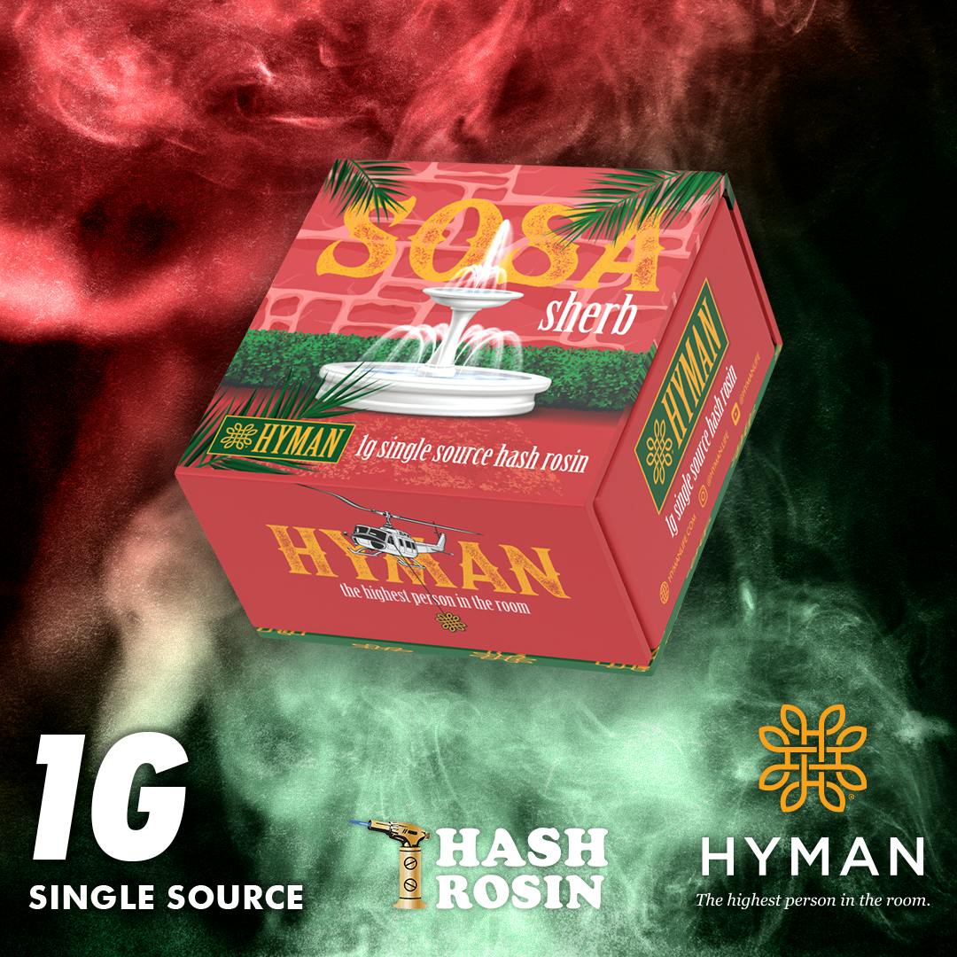 Hyman | Sosa Sherb | 1G Hash Rosin