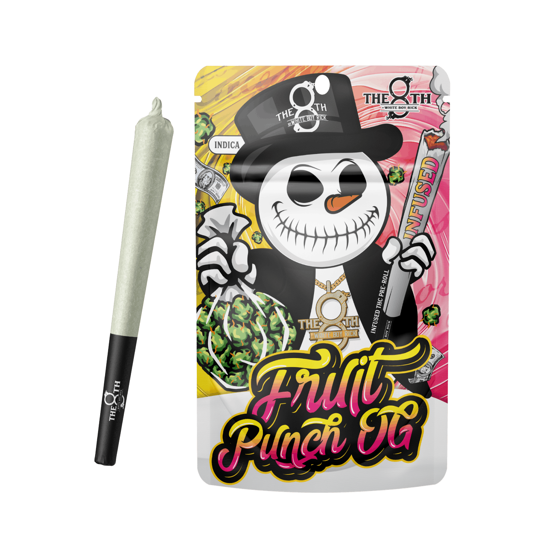 The 8th By White Boy Rick Fruit Punch OG Infused Preroll Rec