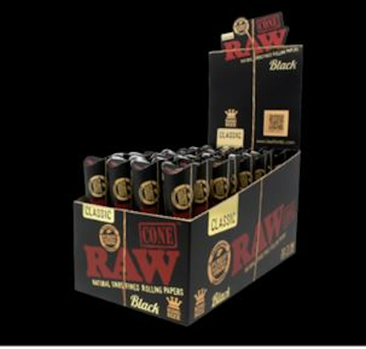 Image of Raw Black – King Size Cones 3 pk