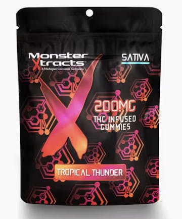 Monster Xtracts | Gummies - Tropical Thunder - 200mg