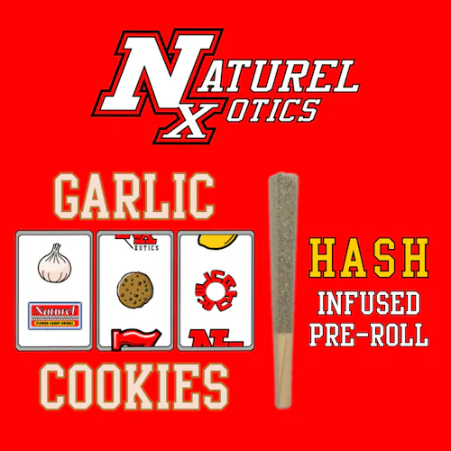 Garlic Cookies | Hash Infused Pre-Roll | 1g-active