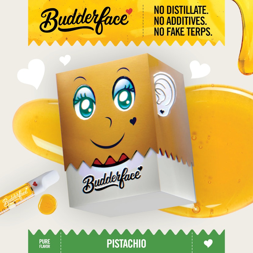 Budderface Live Resin Cartridge | Pistachio