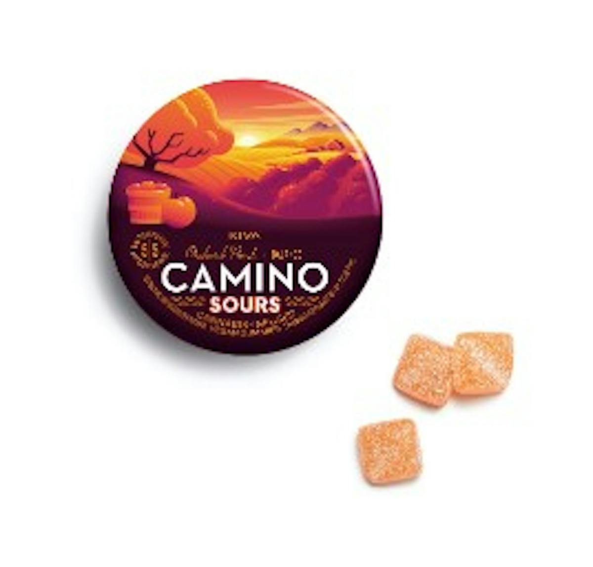 Photo of KIVA Camino Sours Orchard Peach (1:1 CBD:THC) Gummies 100mg 20pk