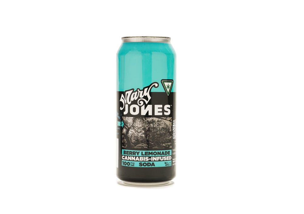 Product: Mary Jones | Berry Lemonade | Infused Liquid Soda | 100mg | Hybrid