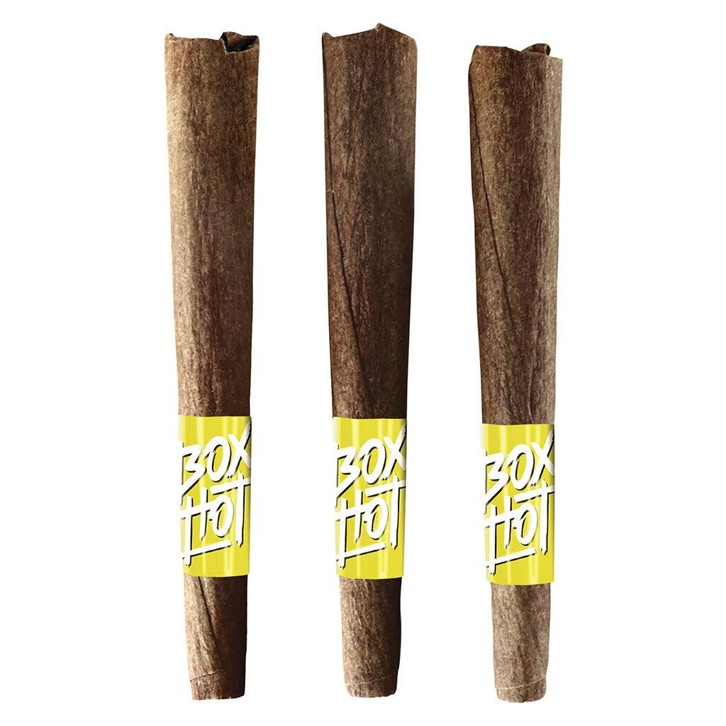 Infused Pre-Roll | BOXHOT STUBBIES - Tropicanna Banana Blunts - Sativa - 3x0.5g