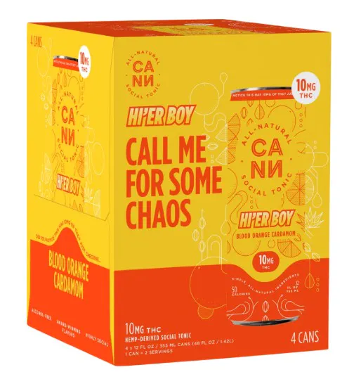 Cann Hi-er Boys 4pk - Blood Orange Cardamom 40mg | Harborside (San