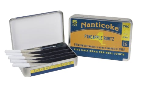 Pineapple Runtz | 5pk Pre rolls | Nanticoke