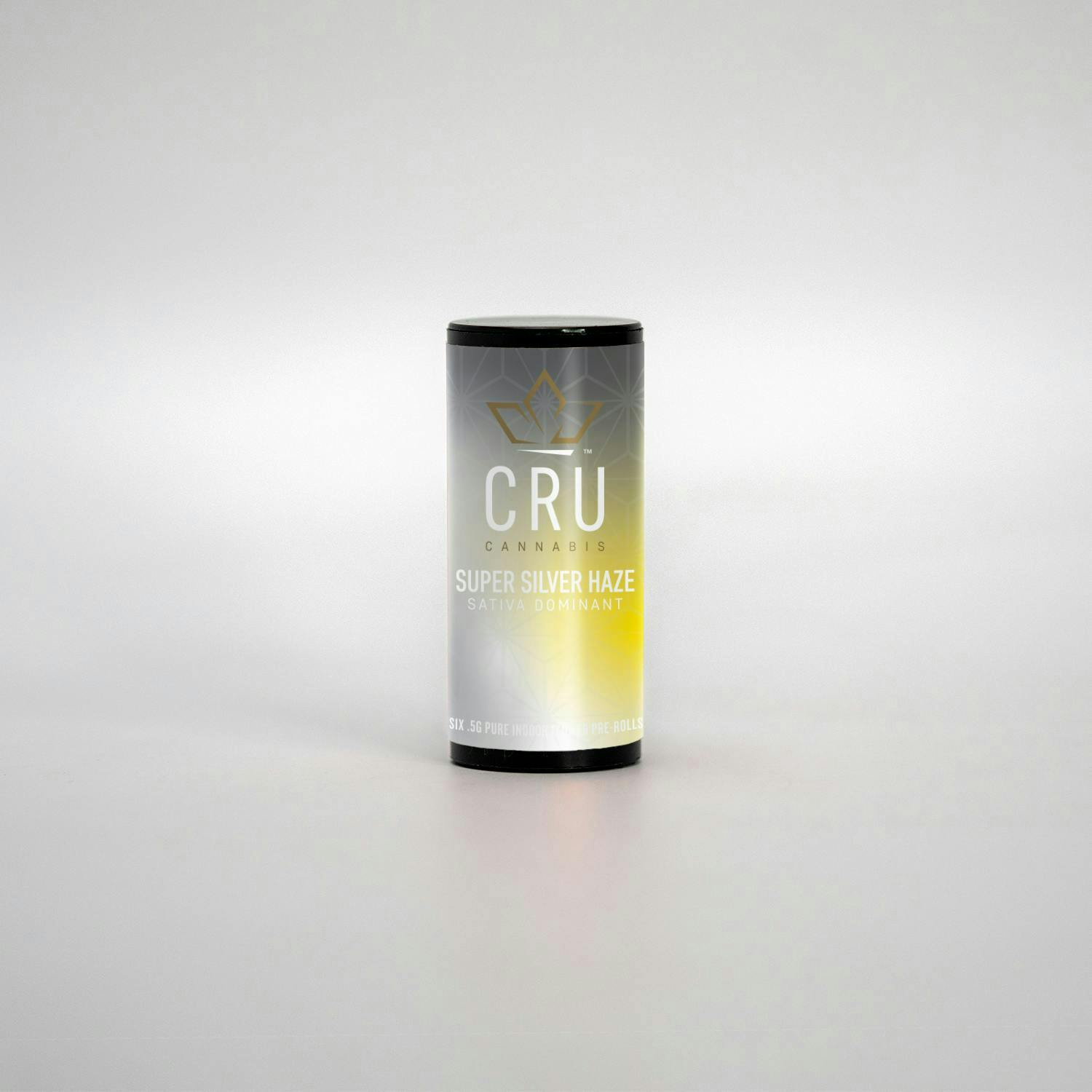 CRU Super Silver Haze Kief Infused .5g Pre Roll 6 Pack-1