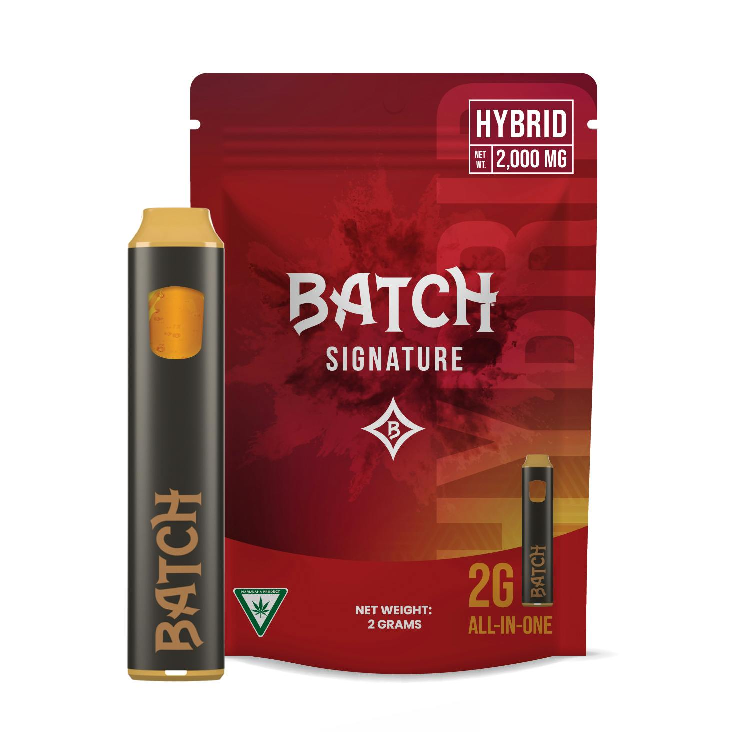 Product: Batch | Signature Disposable Vape - 2g - Pineapple Upside down Cake (Hybrid)