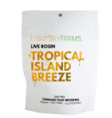 Product: Tropical Island Breeze | Live Rosin Gummies | LightSky Farms
