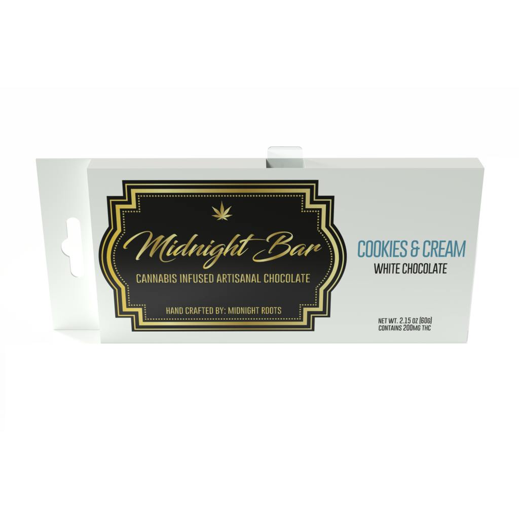 Product: Cookies & Cream Bar | 200mg | Midnight Roots