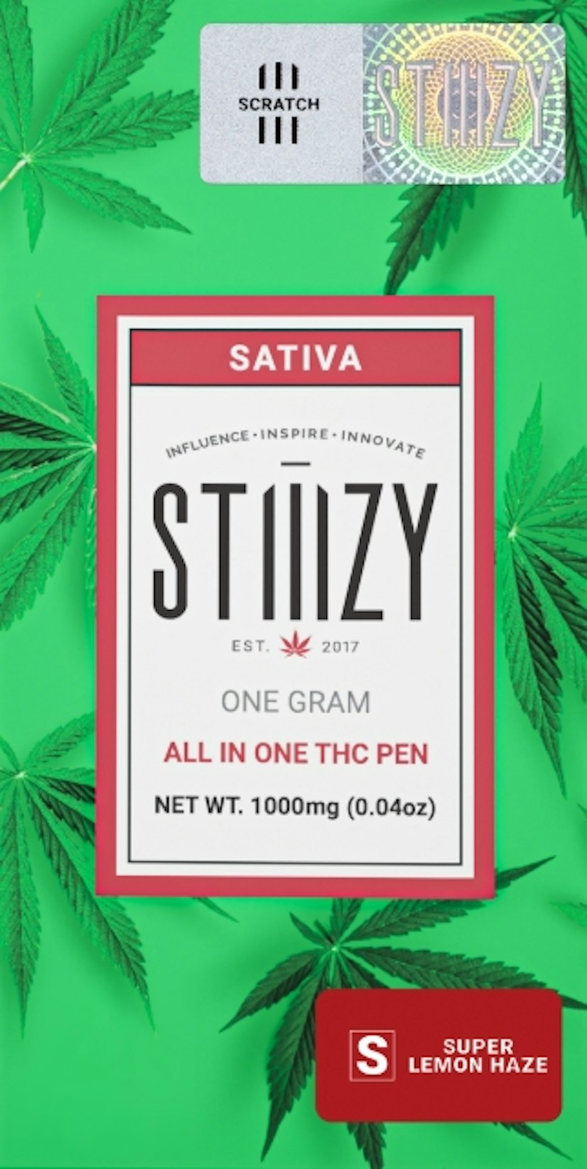Stiiizy AIO Super Lemon Haze Disposable Sativa