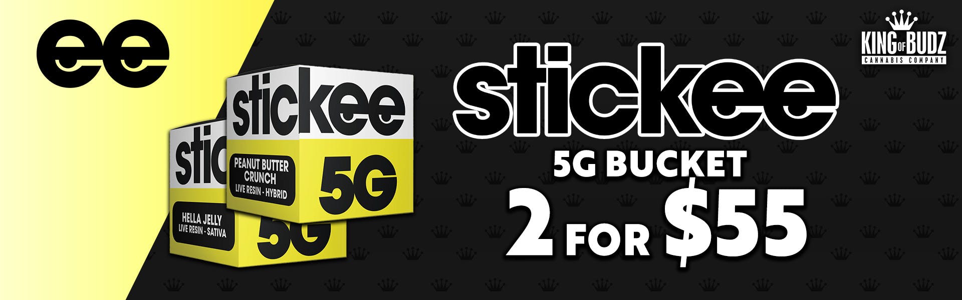 Stickee 5g Live Resin Buckets 2/$55