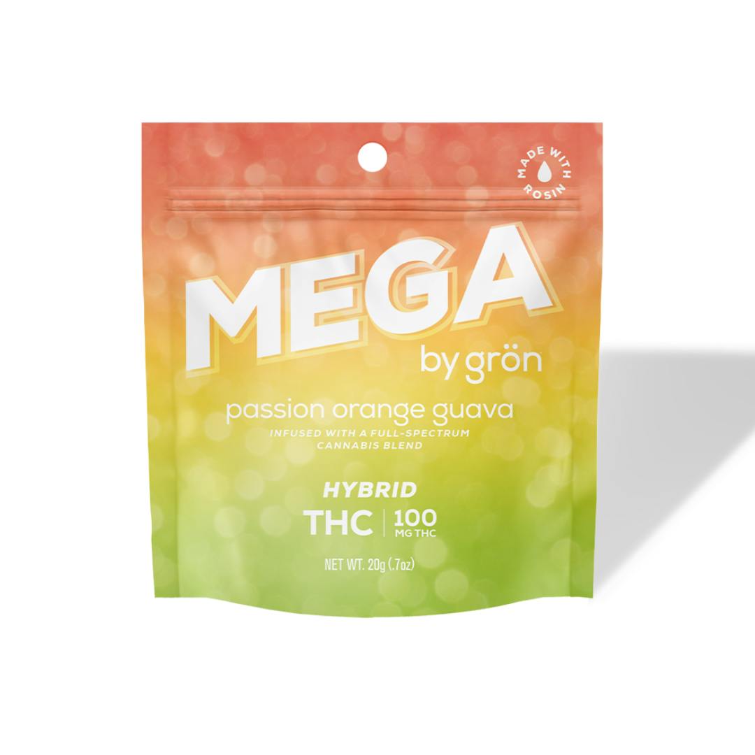 Grön Mega Pearls | Passion Orange Guava | Rosin | Single - Doobie