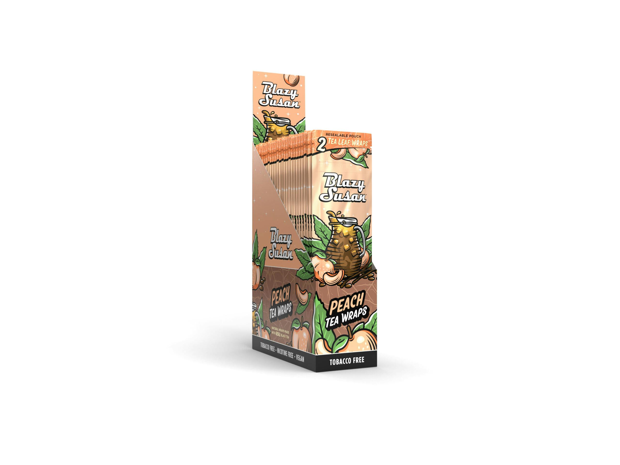 Blazy Susan – 2 Peach Tea Cones