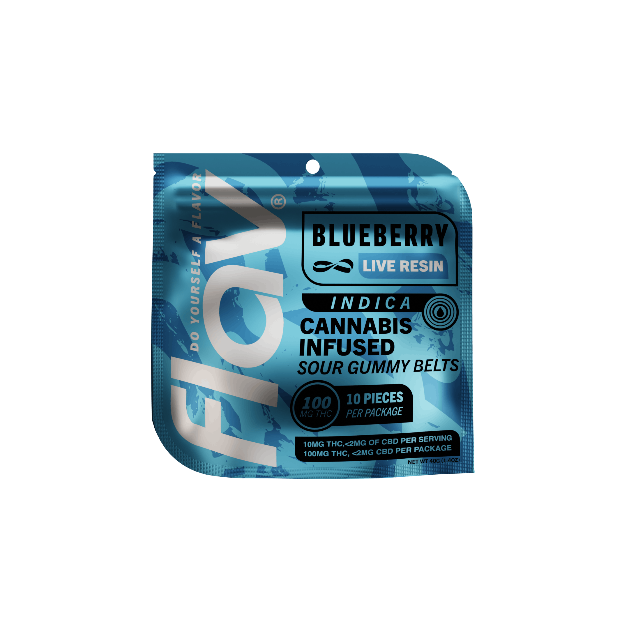 Flav | Blueberry | Belts | Live Resin | 100mg